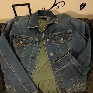 Jean Jacket + Halter Romper